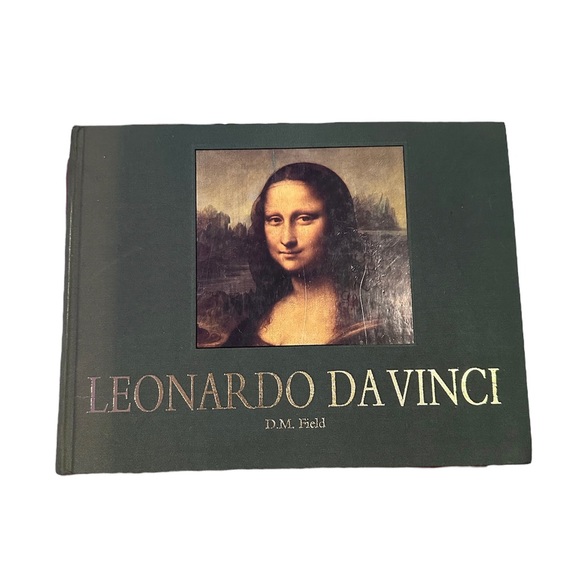 Leonardo Da Vinci Hard Cover Book | By D.M Field | Beautiful Colored Photos - Picture 1 of 9